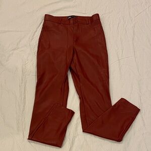 Zara Women’s Faux Leather Pants